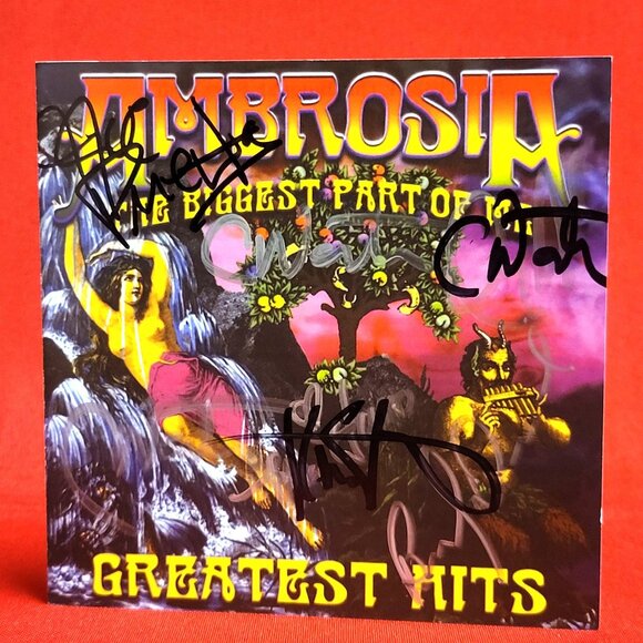 Ambrosia Live The Biggest Part of Me Greatest Hits Signed CD 2011 - Picture 9 of 9